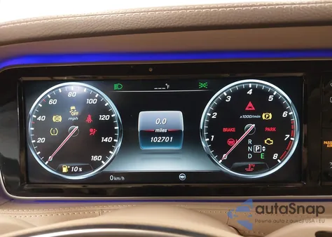 2016 Mercedes-Benz S 550 4Matic z USA, uszkodzony, nr VIN WDDUG8FB1GA207947